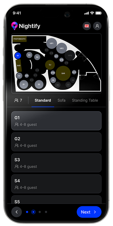 Nightify Mobile App